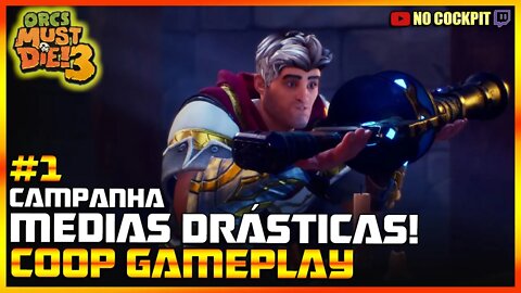 OMD3 | MEDIDAS DRÁSTICAS MAPA 1 COOP | ORCS MUST DIE 3