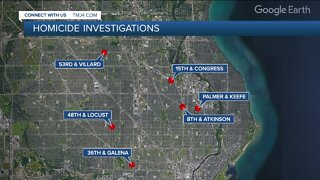 Four victims identified in string of weekend homicides in Milwaukee