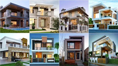 Best 150 Small House Front Elevation Designs 2022 | Exterior house view design ideas Double & Single