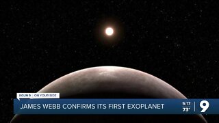 James Webb Space Telescope confirms exoplanet