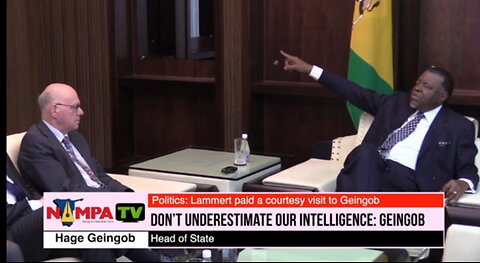 Namibia's Pres. Geingob to German Chairman: "Mind your business... bitch" (Diplomatically)