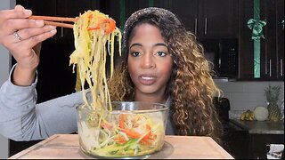 RAW SPICY JAMAICAN NOODLES