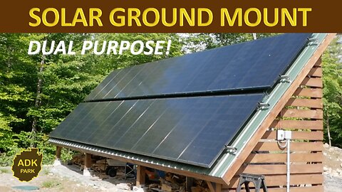 DUAL PURPOSE SOLAR GROUND MOUNT | REASONS, DESIGN, COSTS