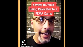 AVOID THE FEMA CAMPS