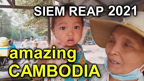 Amazing Tour Cambodia, Life Style in Siem Reap City 2021 (Walking for Weight Loss Ep02)