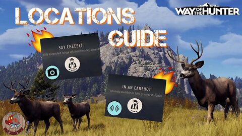 Unlock PERKS Early, Camera Range & Animal Sounds, Location Walkthrough Guide Way of the Hunter Tips