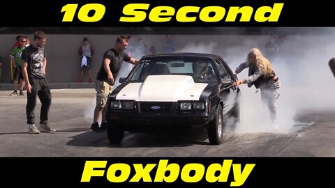 10 Second Foxbody Drag Racing Import Face Off