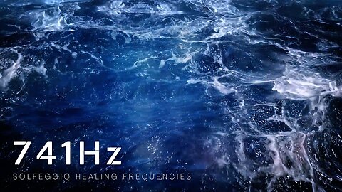 741Hz - Healing Frequencies & Relaxing Ocean Waves - Fall Asleep Fast and Wake Up Happy & Energised