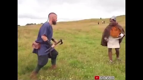 IShowSpeed fought a Viking while in Norway