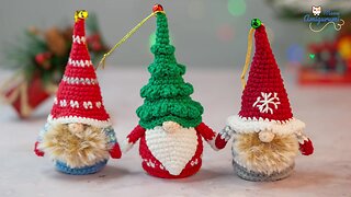 Crochet a Cute Christmas Gnome: PART 2 . A Festive Addition to Your Holiday Decor"