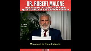 ROBERT MALONE CREADOR DE LA TECNOLOGIA RNA MENSAJERO ACONSEJA A LOS CIUDADANOS TENER MUCHO CUIDADO CON LA VACUNA DEL COVID Y DENUNCIA SUS EFECTOS NOCIVOS