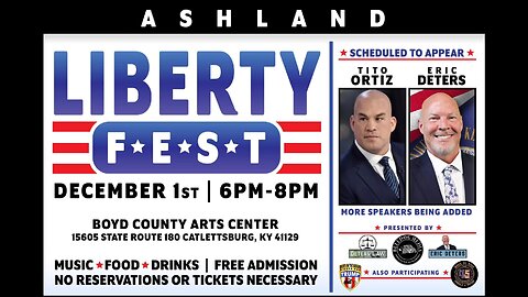 Liberty Fest Ashland | Tito Ortiz and Eric Deters | LIVE