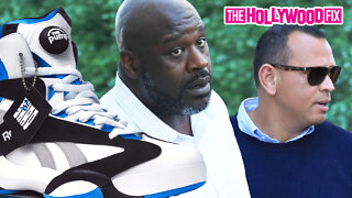 Shaq Speaks On Bringing Back Reebok Pumps With A-Rod, Kevin Hart & Steve Aoki In Beverly Hills, CA