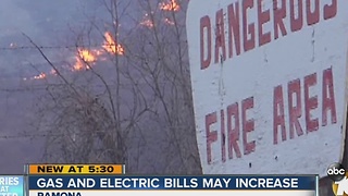 Gas and electric bills may increase