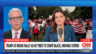 CNN Looked Sad To Be Covering Trump's Massive Rally In 'One Of The Bluest Counties In The Country'