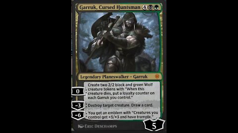 MTG🃏ONLINE PVP, Garruk, Cursed Huntsman