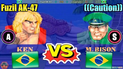 Street Fighter II': Champion Edition (Fuzil AK-47 Vs. ((Caution))) [Brazil Vs. Brazil]