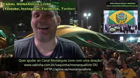 AO VIVO LIVE: COMO É O HORARIO DO CANAL MONARQUIA LIVRE NA RADIO BRAZIL IMPERIAL?