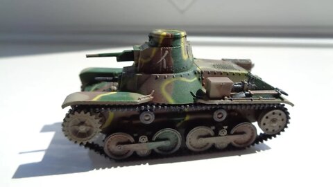 Dragon Armour WWII 1/16 IJA Type 95 "Ha-Go" Diecast Light Tank Featuring Campbell The Toast