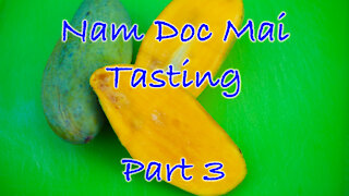 Nam Doc Mai Mango tasting | GreenMangoes | Best Mango | Gardening in Las Vegas