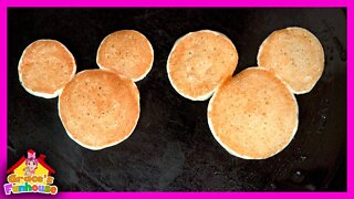 Learn How to Make Mickey Mouse Pancakes in 1 Minute