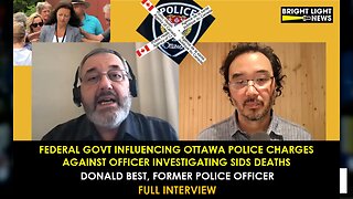[FULL INTERVIEW] Fed Govt Influenced Charges Against Officer Investigating SIDS Deaths -D. Best