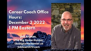 Career Coach Office Hours: December 2 2022