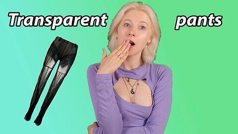 Transparent Pants Try On Haul