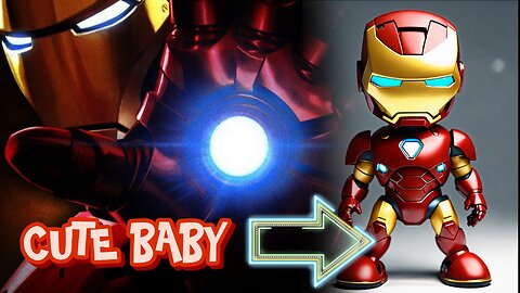 Cute heroes in baby version 🥰 ironman, captain America, hulk, thor, spiderman, Avengers.