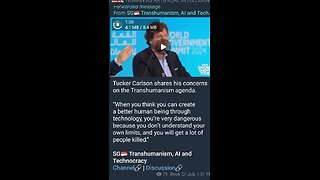 News Shorts: Tucker Carlson talks about Transhumanism