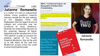 ROPE REPORT LIVE - Julianne Romanello; OK Private School Tax Credits and Globalization