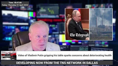 TNS LIVE EVENT: PUTINS HANDS ARE SHAKING UNDER THE TABLE