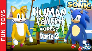 Human Fall Flat: Continuamos na NOVA FASE OFICIAL com SONIC E TAILS para desvenda-la!!! #36