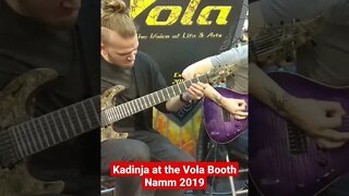 #kadinja at the #volaguitars booth #namm2019 #guitar