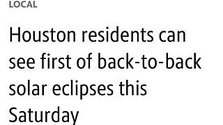 Solar ECLIPSE TOMORROW Oct14th 😳👀