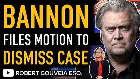 BANNON Files MASSIVE 820-Page Motion to DISMISS #J6 Case