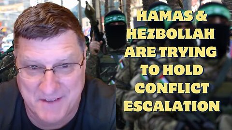 📣Scott Ritter: Ham*s & Hezbollah are trying to hold conflict escalation while Israel kills everyone