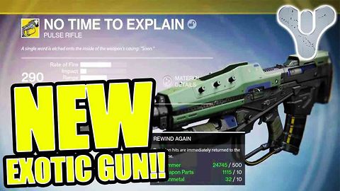 Destiny: New secret exotic gun available
