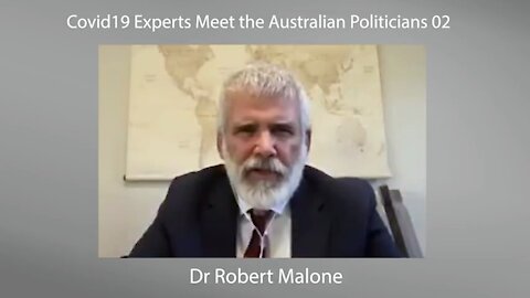 MUST WATCH: Dr. Robert Malone explains the risks of vaccines to Australian politicians