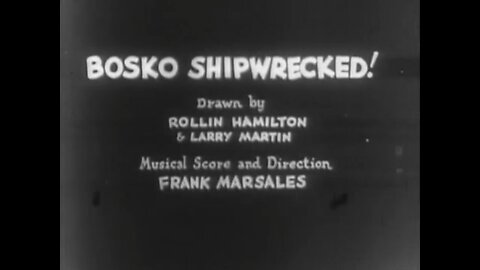 1931, 9-19, Looney Tunes, Bosko Shipwrecked