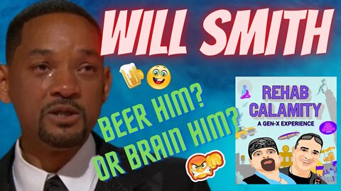 Will Smith - Beer Him? Or Brain Him? #willsmith #oscarslap #jadapinkett