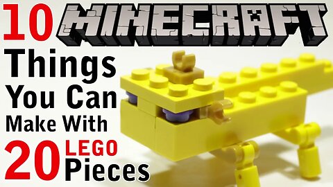 10 Minecraft things you can make with 20 Lego pieces part 2