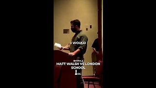 Matt Walsh Only Getting 30 Seconds To Speak