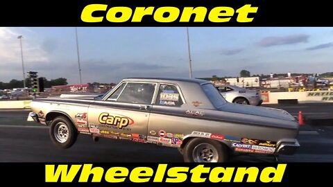 10 Second Dodge Coronet Wheelstand at SPEEDWeek