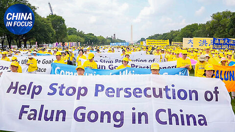 Migliaia di persone in strada contro la persecuzione del Falun Gong