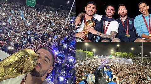 Argentina returns home to a jubilant Buenos Aires