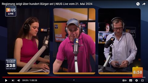 Regierung zeigt über hundert Bürger an! | NIUS Live vom 21. Mai 2024