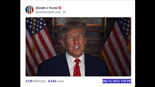 Donald J Trump TS post Mar 13, 2023, 1 59 PM