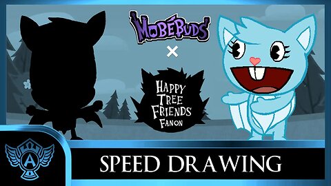 Speed Drawing: Happy Tree Friends Fanon - Glacier | Mobebuds Style
