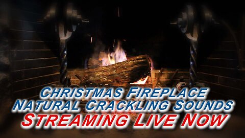 Christmas Fireplace Naturial Sounds